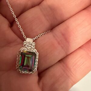 💚Green Mystic Topaz Pendant Necklace💚